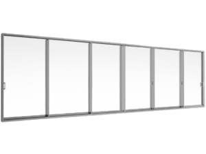 Sliding Door (6 Panels On 3 Tracks)